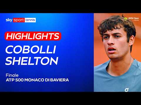 Video Cobolli-Shelton: gli highlights della FINALE di Monaco di Baviera