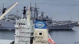 Porto de Valparaiso Fragatas da Marinha do Chile