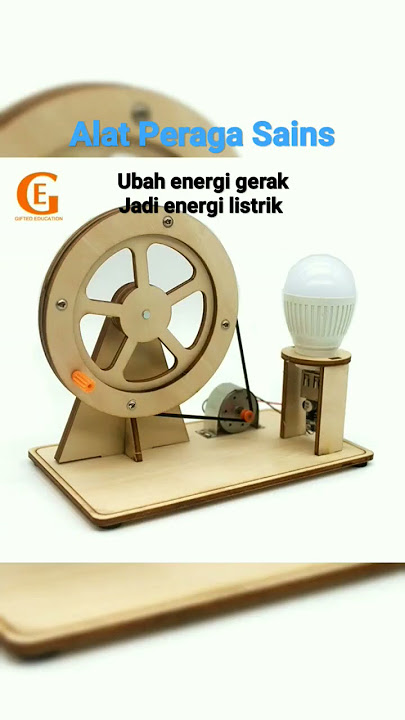 alat peraga sains ubah energi gerak jadi energi listrik | Etalase Mainan Favorit Anak
