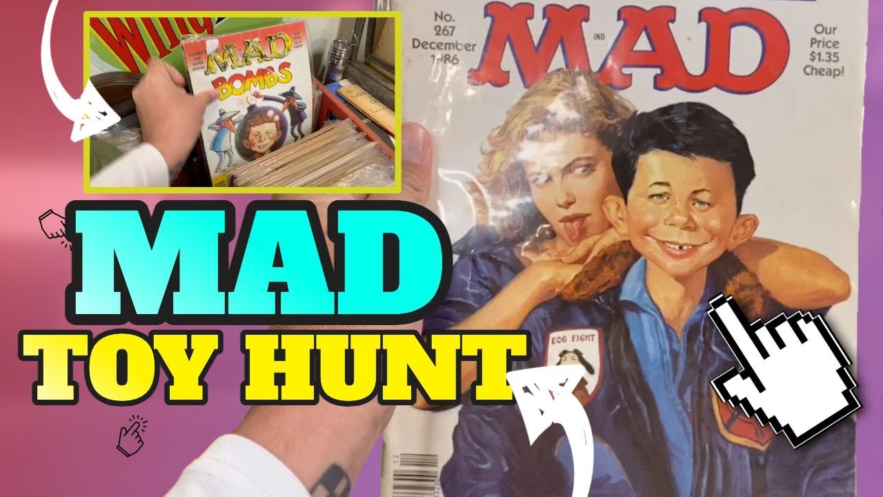 Thrift Store Toy Hunt! GIANT MAD MAGAZINE HAUL!!! (Merry Go Round, Sherman TX)