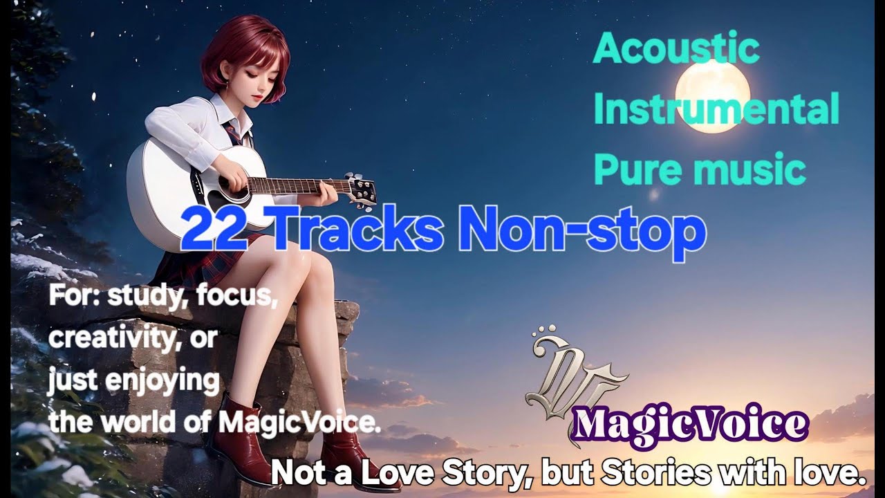 【Playlist】MagicVoice — Instrumental Acoustic Music | Chill, Study & Rock Mix