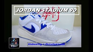 Jordan Stadium 90 (White/Game Royal/Black/Sail) UNBOXING + DETAILED LOOK