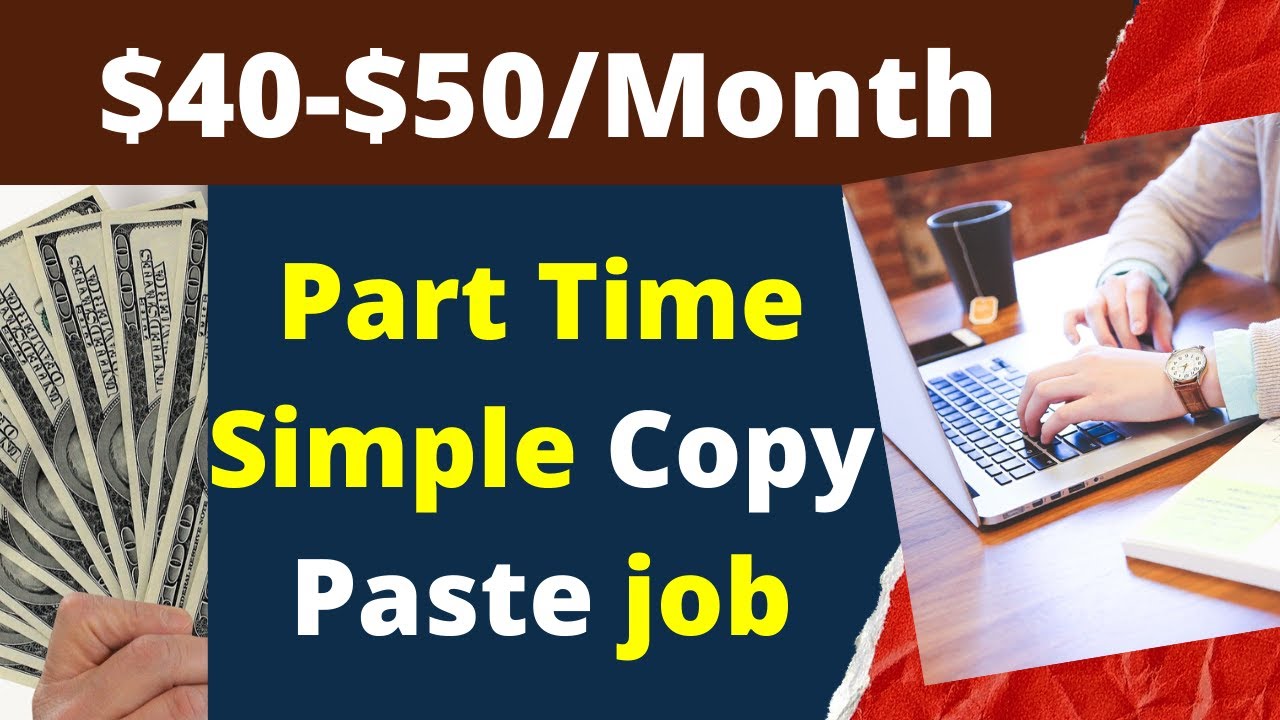 Part Time Simple Copy Paste job || Simple Data entry Jobs || Data entry ...