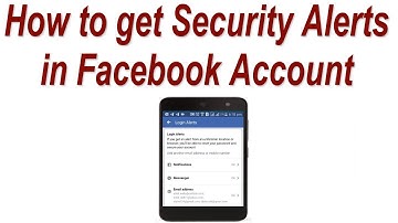 How to get Alert about Unrecognized Login in Facebook Account