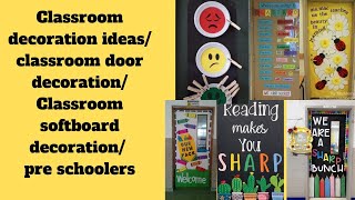 Classroom decoration ideas/ classroom soft board decoration ideas/ Classroom door decoration ideas screenshot 1