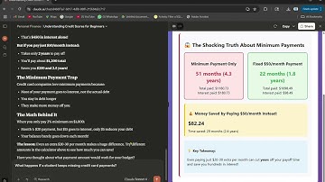 FinGuide: Interactive AI Tutor Bot for Personal Finance | Claude AI Demo (NEU Project)