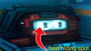 best hiding spots in sneak and seek in pixelgun 3d!! get parts easy and fast for the monster claw!!