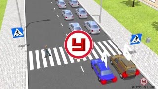 видео Знак «Пешеходный переход»: 3 основные разнвидности и правила перехода
