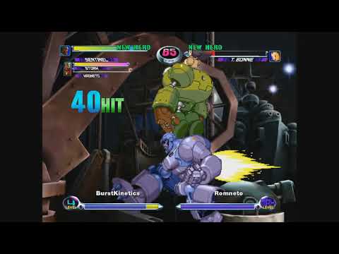 MvC2: Khaos - Magneto/Sentinel 8x Tag/8x Switch Sides Combo