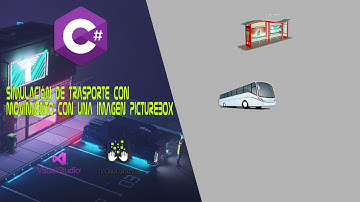 VISUAL STUDIO LENGUAJE C#「 PROGRAMA DE ANIMACIÓN TRANSPORTE CON MOVIMIENTO UNA IMAGEN DE PICTUREBOX」