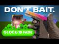 I GOT BAITED BY A GLOCK FADE…