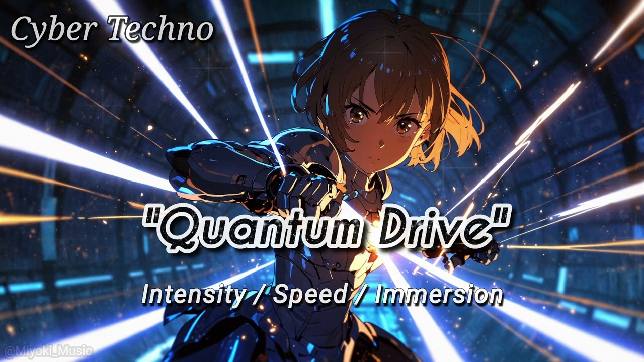 【Cyber Techno】Quantum Drive -光速の奔流-（Intensity / Speed / Immersion）｜15min BGM Session - 4/4