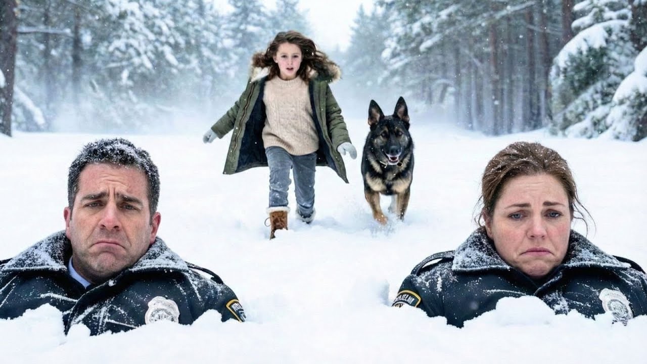 Une fillette et son chien découvrent deux policiers ensevelis vivants — la suite est terrifiante