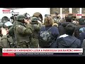 Cuerpo de carabinero asesinado en Lo Espejo llega hasta Parroquia San Ramón | 24 Horas TVN Chile