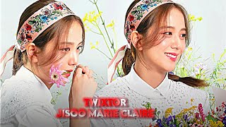 4K Twixtor Clips Jisoo Marie Claire