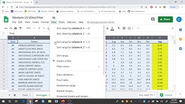Filter & Sort via Google Sheets