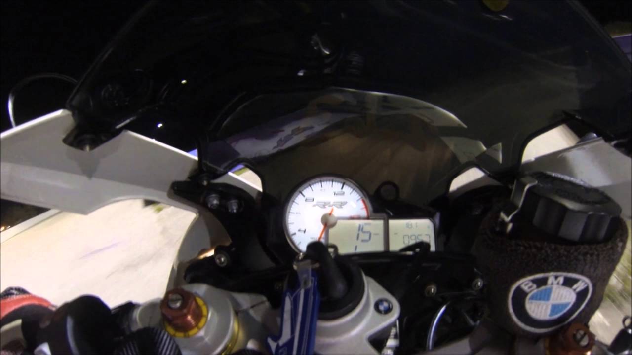 BMW S1000RR LAUNCH CONTROL Quarter Mile - YouTube