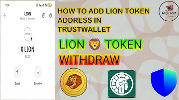 HOW TO WITHDRAW LION 🦁 TOKEN|ATHENE NEW UPDATE|HOW TO ADD 🦁 TOKEN ADDRESS IN TRUST WALLET