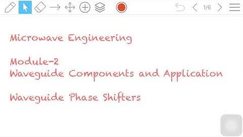 Microwave Engineering (2.4 Phase Shifters)