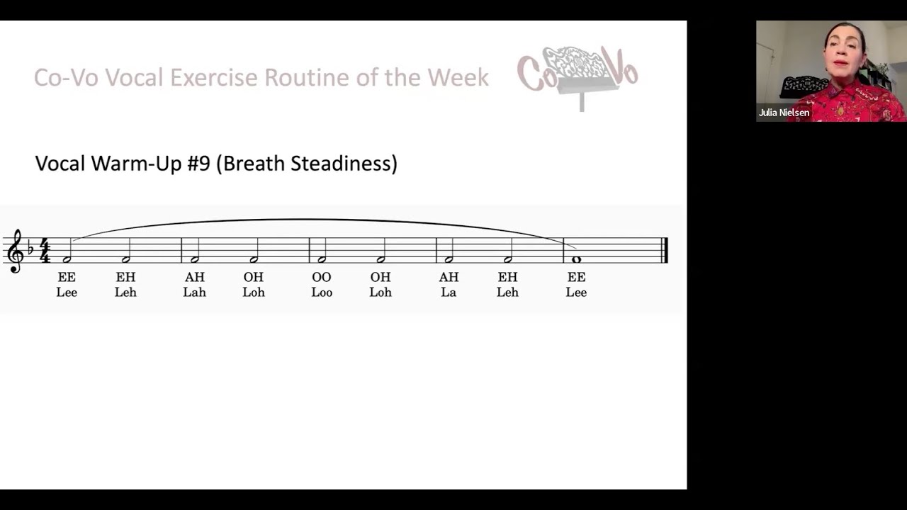 Vocal Warm-Up for Classical Singers | Breath Steadiness | Co-Vo Routine #9