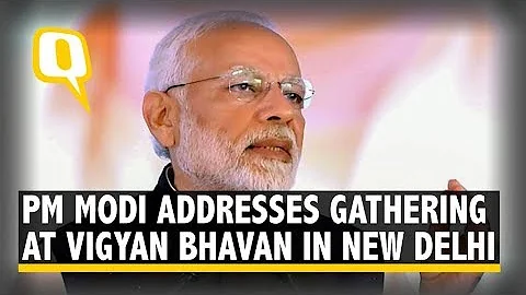 PM Modi Addresses a Gathering at Shanti Swarup Bhatnagar Prize for Science & Technology