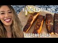 Blackened Salmon Caesar Salad