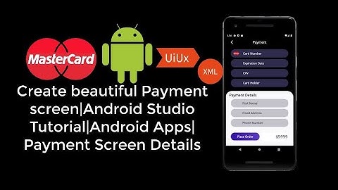 #xml #uiuxxml How to create beautiful Payment Screen in Android Studio using XML| Android Tutorial