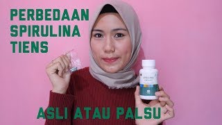 Perbedaan Spirulina Tiens ASLI atau PALSU