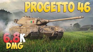 Progetto 46 - 4 Kills 6.8K DMG - Interesting! - World Of Tanks screenshot 3