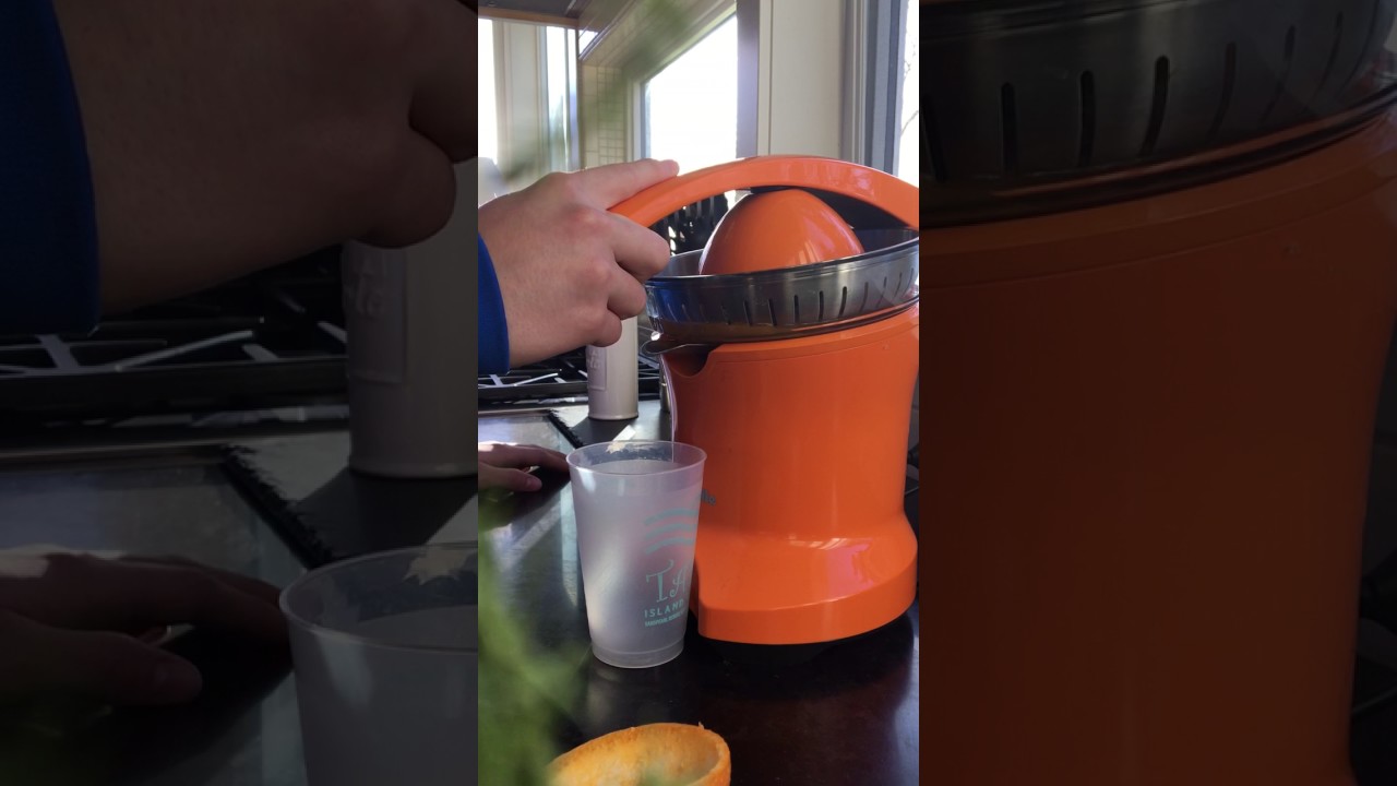 How to use a Breville Citrus Press YouTube