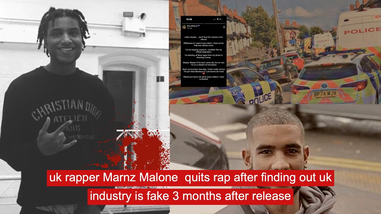 Marn Malone Rapper uk rapper Marnz Malone quits rap after finding out uk industry is fake ...