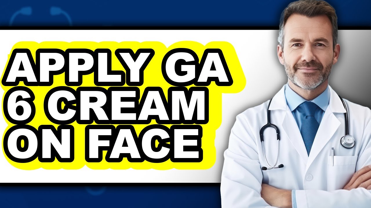 How to Apply Ga 6 Cream on Face - Step by Step