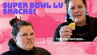 MAKING SUPER BOWL SNACKS! | Getting out of my brain by doing a nice thing! And cooking fire appies!!