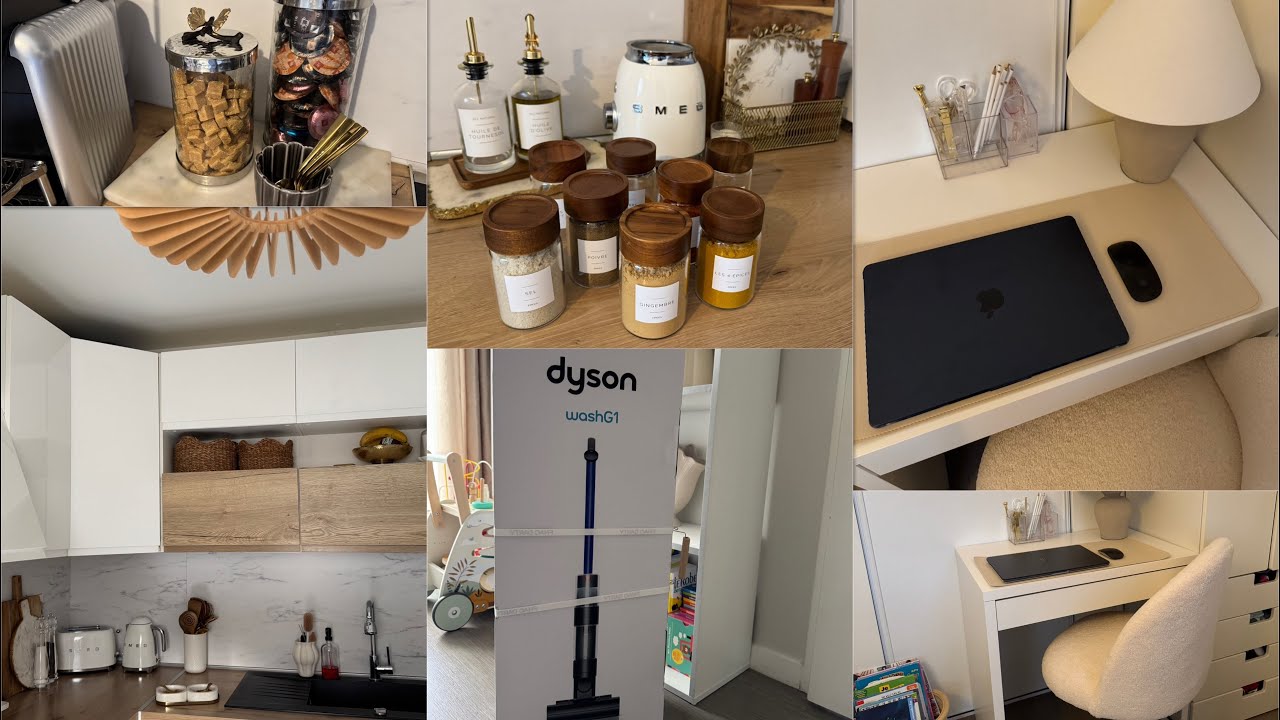 ديكور جديد للمطبخ، تنظيف ترتيب وافكار  🧼 | جولة| organisation & décoration