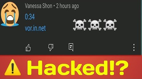 I clicked on Vom.in.net.Youtube most dangerous comments ⚠️⚠️⚠️☠️