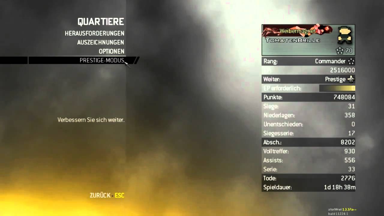 Call of Duty Modern Warfare 2 Meine Stats Folge 3 YouTube