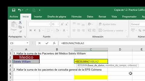 Funciones base de datos Excel 2016 - SistemasUNI