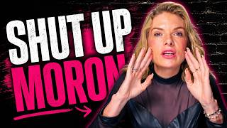 Shut up Moron TV Host torn to shreds! You won't believe her response!