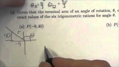 Math 30-1 Trig I Review #13a