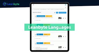 Famous Leanbyte Languages - Assistance system / Digitales Assistenzsystem - for manufacturing plants Wealth