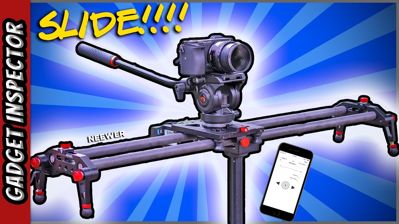 Sliding is Cinematic | Neewer Motorized Slider Review and Setup - YouTube