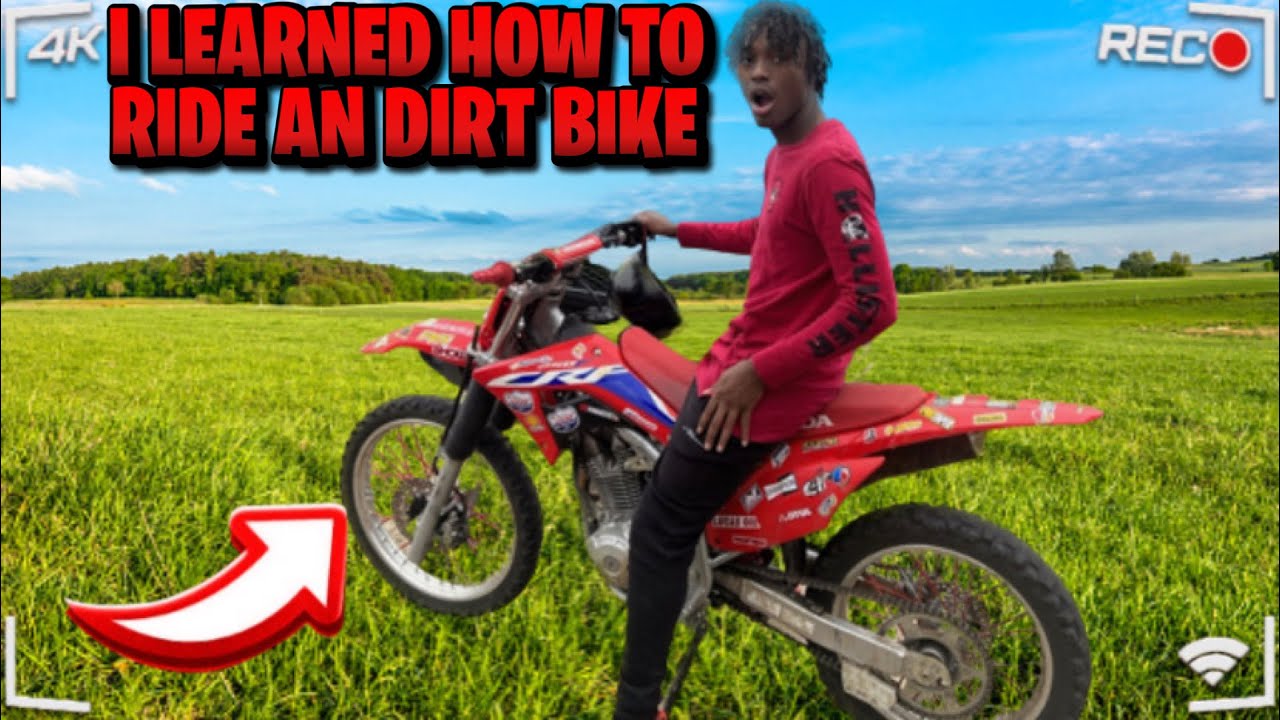 I Rode A Dirt Bike For The First Time! And This Happened.... - YouTube