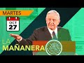 La conferencia de AMLO 27 de octubre | En vivo