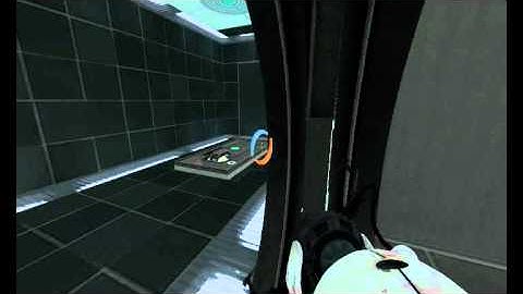 Portal 2 Custom Map Walkthrough: Cube In Height