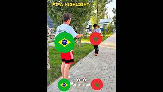 Brazil vs Morocco ⚽ #highlights #football #brazil #morocco #fifa #worldcup