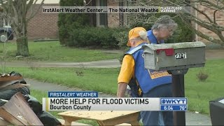 Volunteers arrive in Bourbon County to help with flood cleanup