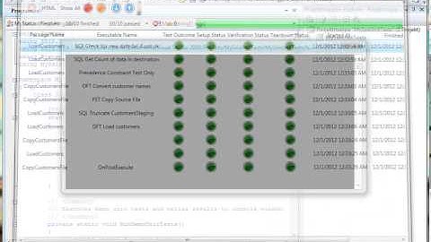 SSIS Unit Test Project Walktrough