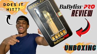 UNBOXING/REVIEW BABYLISS GOLD FX TRIMMERS 😱| DOES IT HIT!🔥