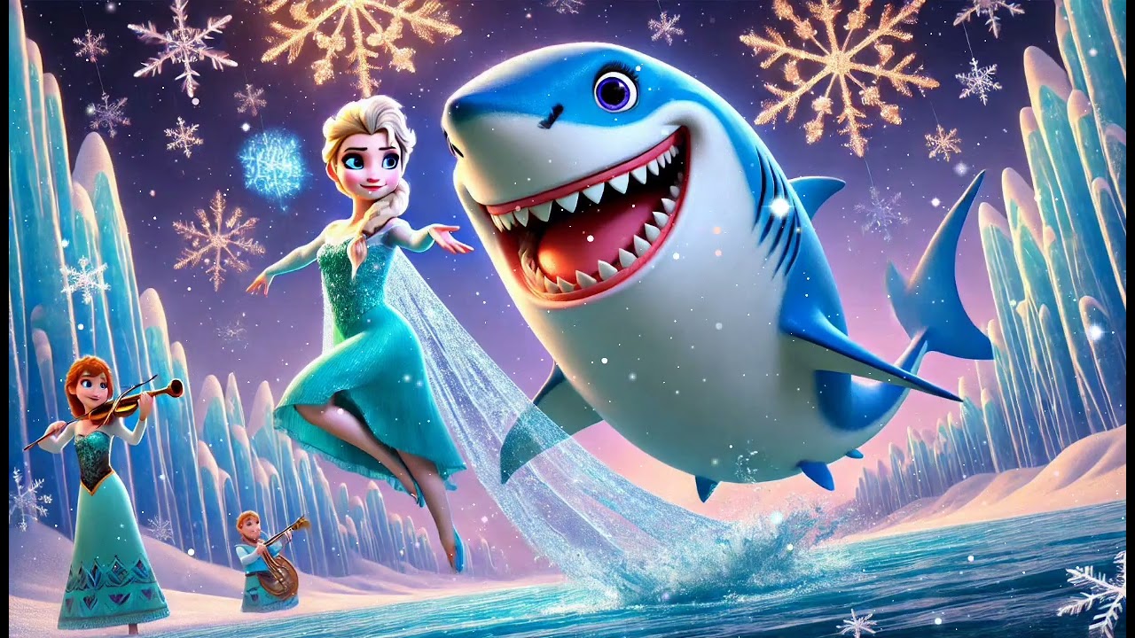 Elsa's Enchanted Ice World - The Snow Shark Melody (Song with Lyrics)