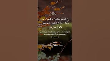 سورة النساء آيه٣١ #المنشاوي #العراق #القرآن_الكريم #اكسبلور #لايك #تيك_توك #islamic #الجزائر #fyp